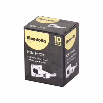 Mondella 80mm Chrome Rococo Robe Hook - Metal - Stylish Storage Solution