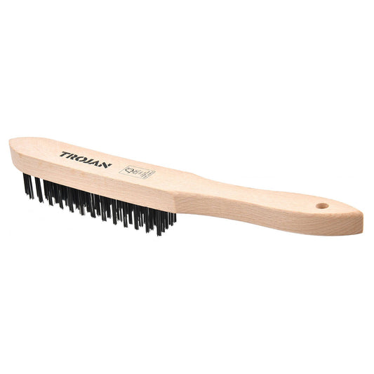 Trojan Carbon Steel Wire Brush - 5 x 15 Rows