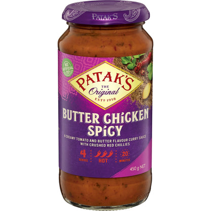 Pataks Spicy Butter Chicken Simmer Sauce 450g
