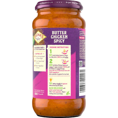 Pataks Spicy Butter Chicken Simmer Sauce 450g