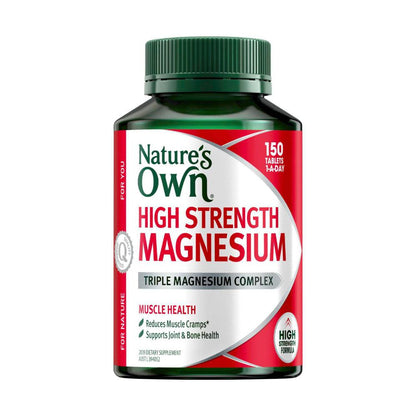 Nature's Own High Strength Magnesium Muse Health Capsules - 150 pack