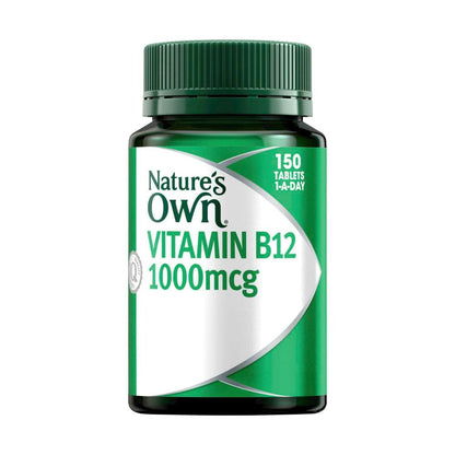 Nature's Own Vitamin B12 1000mcg Vitamin B Tablets For Energy - 150 pack
