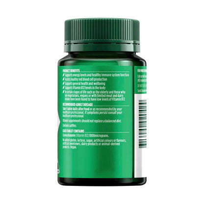 Nature's Own Vitamin B12 1000mcg Vitamin B Tablets For Energy - 150 pack