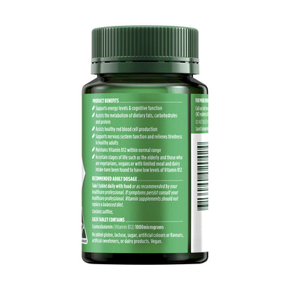 Nature's Own Vitamin B12 1000mcg Vitamin B Tablets For Energy - 150 pack