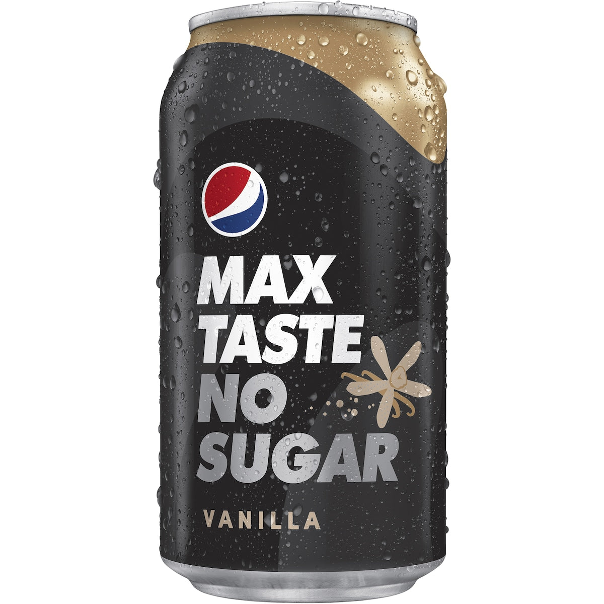 Pepsi Max No Sugar Vanilla Soft Drink Cans 375ml X 10 Pack