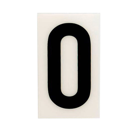 Sandleford Self Adhesive House Letter O - 85mm - White