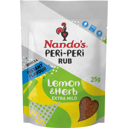 Nandos Lemon & Herb Rub Spice Seasoning 25g