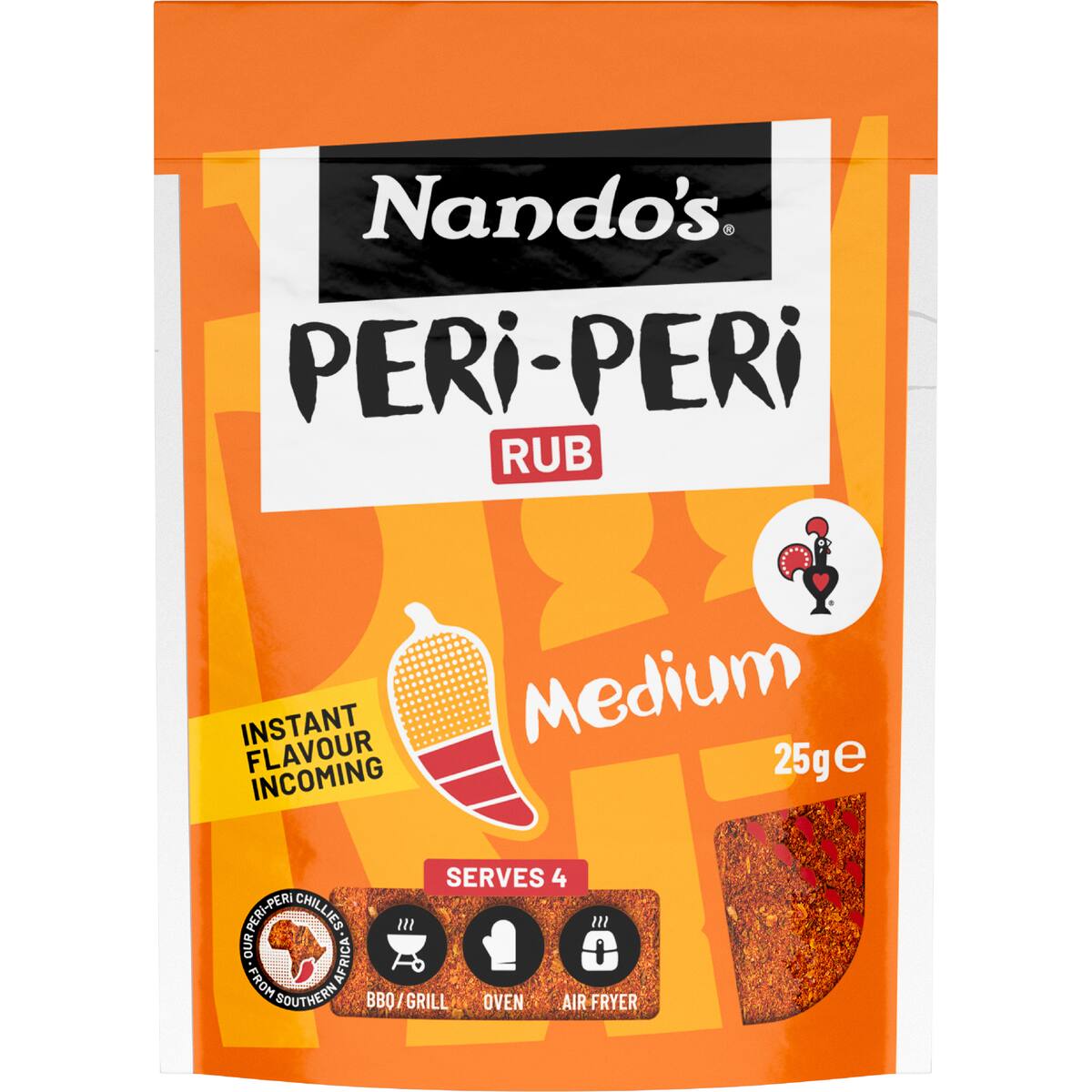 Nando's Medium Rub Spice Seasoning 25g