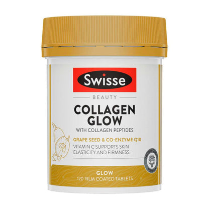 Swisse Beauty Collagen Glow Supports Skin Elasticity & Firmness 120 Table ... 120 pack