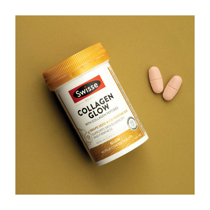 Swisse Beauty Collagen Glow Supports Skin Elasticity & Firmness 120 Table ... 120 pack