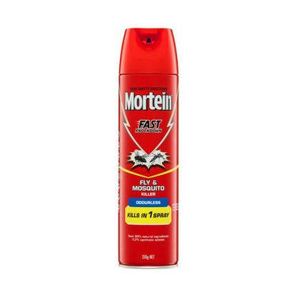 Mortein Fast Knockdown Fly & Mosquito Killer Odourless - 350g