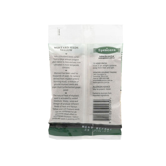 Spencers Yellow Mustard Seeds - 75g