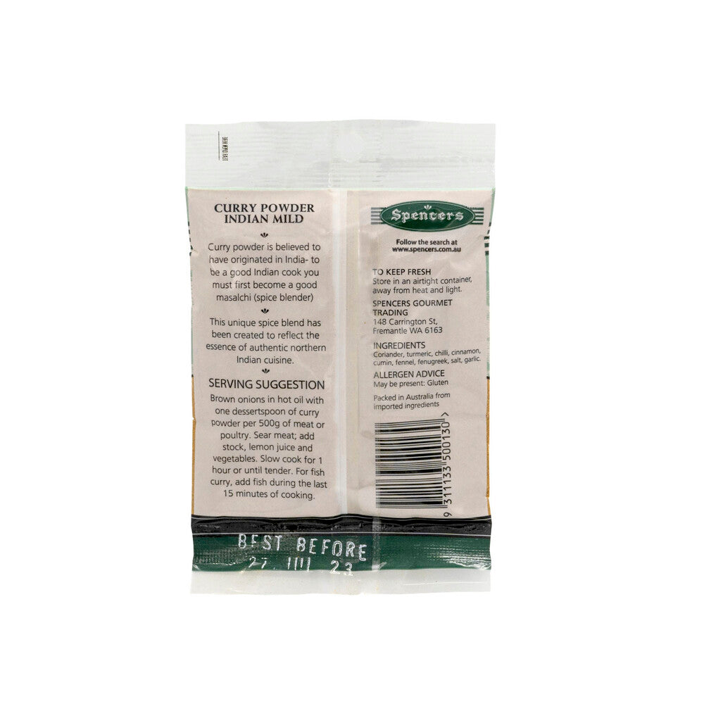 Spencers Mild Indian Curry Powder - 50g