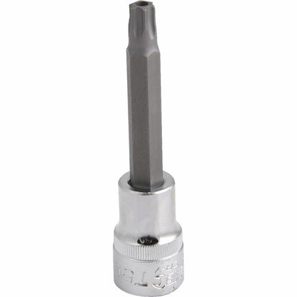 Kincrome Tamperproof Torx Bit Socket T50 100mm Chrome Vanadium Steel