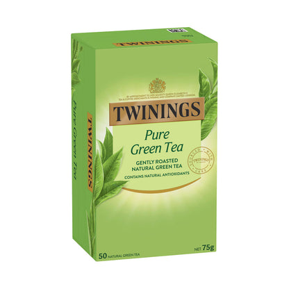 Twinings Pure Green Tea Bags 50 Pack - 100g