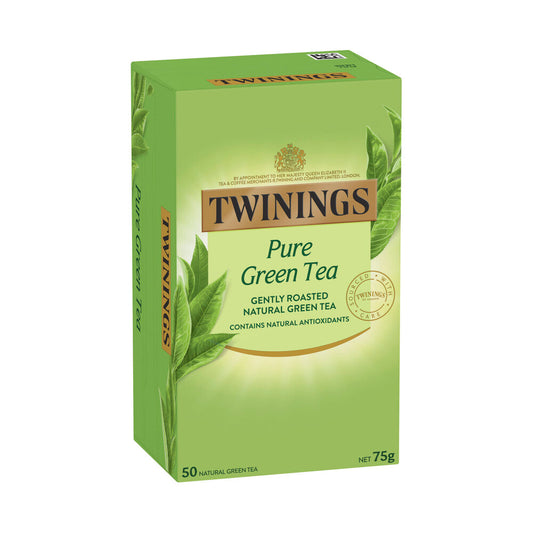 Twinings Pure Green Tea Bags 50 Pack - 100g
