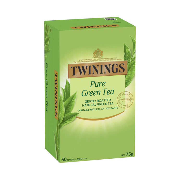Twinings Pure Green Tea Bags 50 Pack - 100g