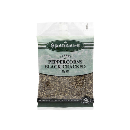 Spencers Cracked Black Peppercorns - 50g