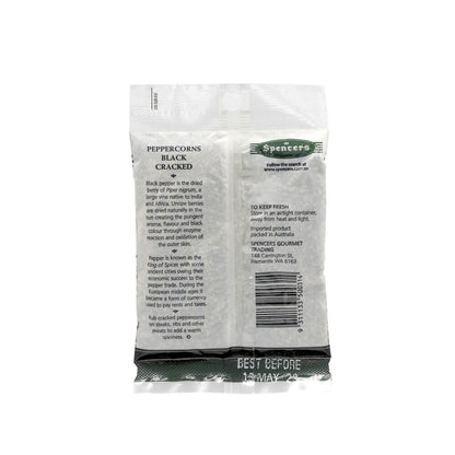 Spencers Cracked Black Peppercorns - 50g