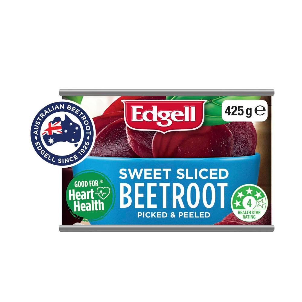 Edgell Australian Grown Sweet Sliced Beetroot - 425g