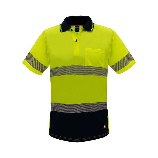 Citeco Womens Hi Vis Short Sleeve Polo - Size 10 - Yellow