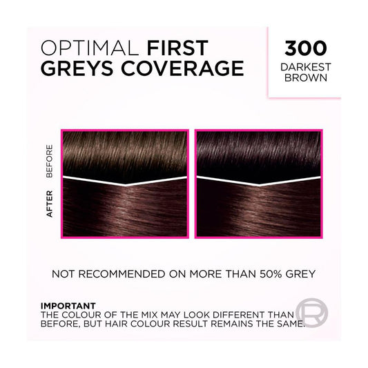 L'Oreal Casting Creme Gloss Darkest Brown Hair Colour - 1 each