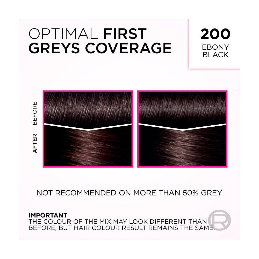 L'Oreal Castings Creme Gloss Hair Colour Ebony Black - 1 pack