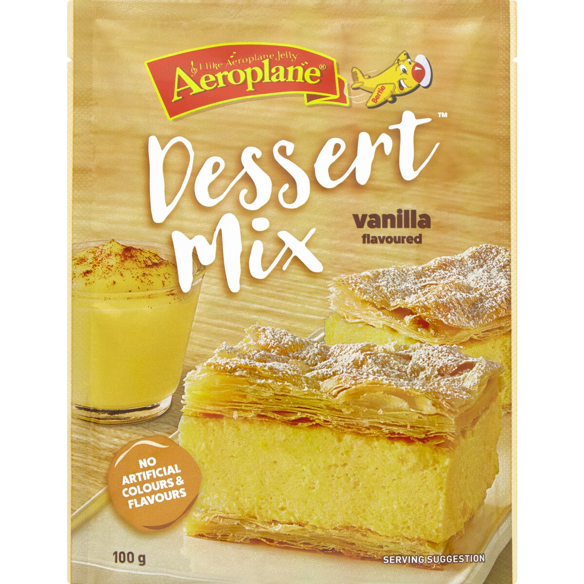 Aeroplane Dessert Mix Vanilla Flavour 100g