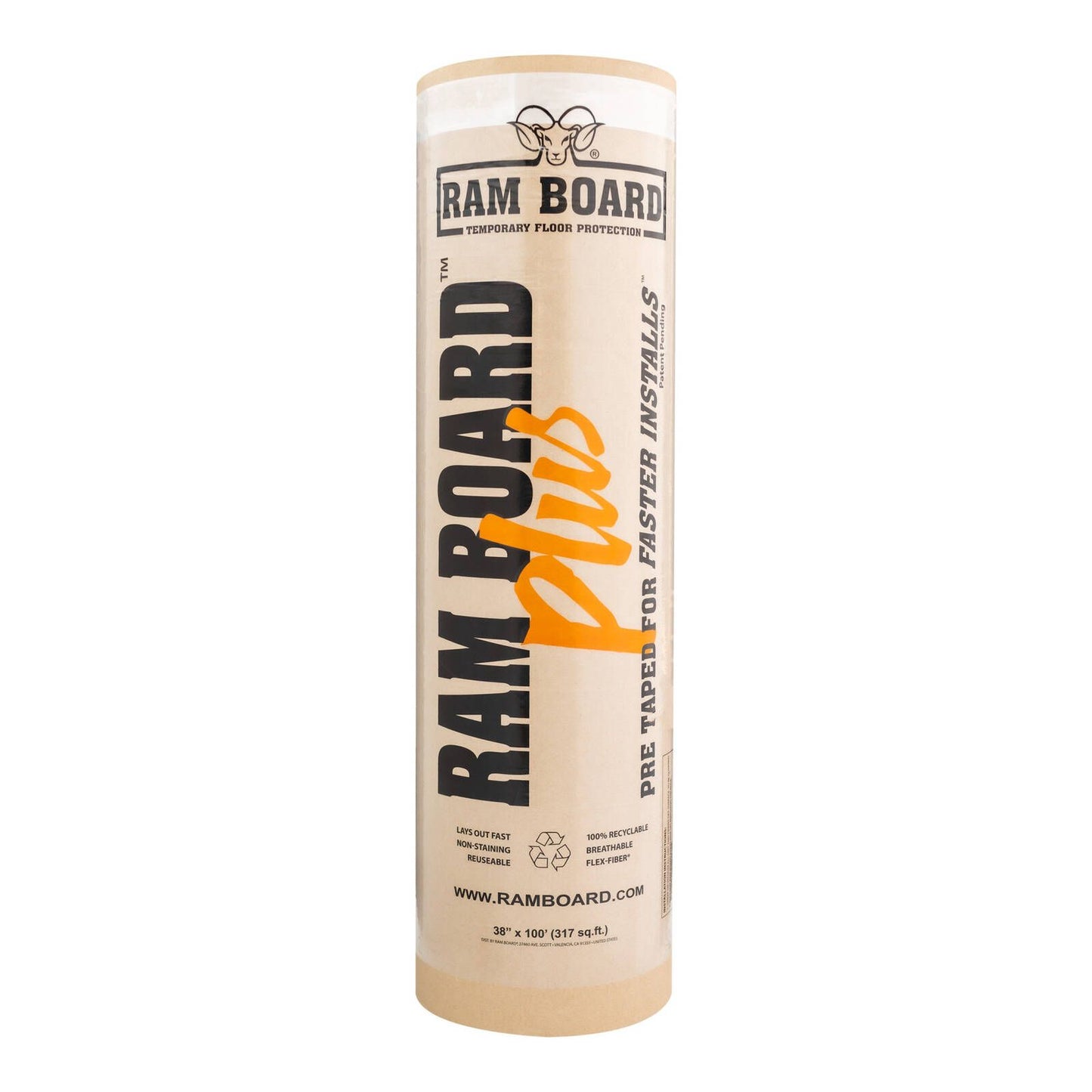 Ramboard Temporary Floor Protection - 38" x 100'
