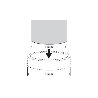 Surface Gard Castor Cups - 60mm - 4 Pack