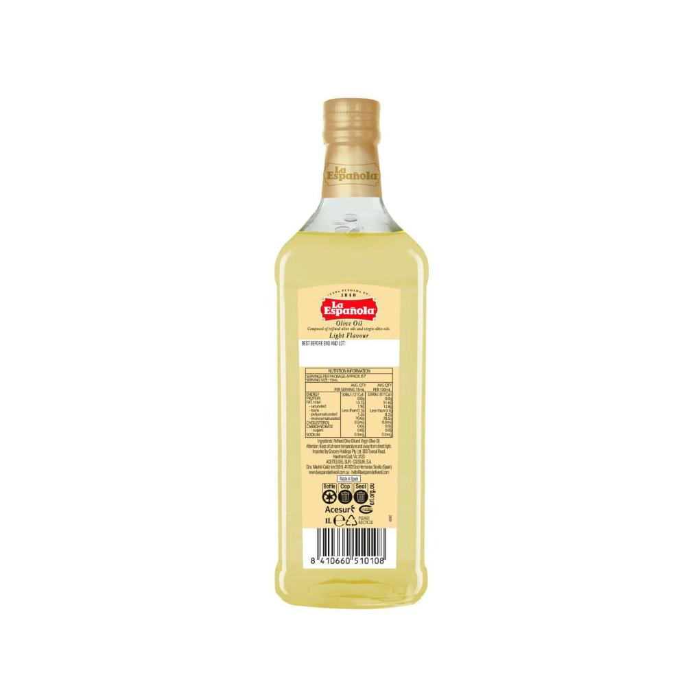 La Espanola Mild & Light Olive Oil - 1L