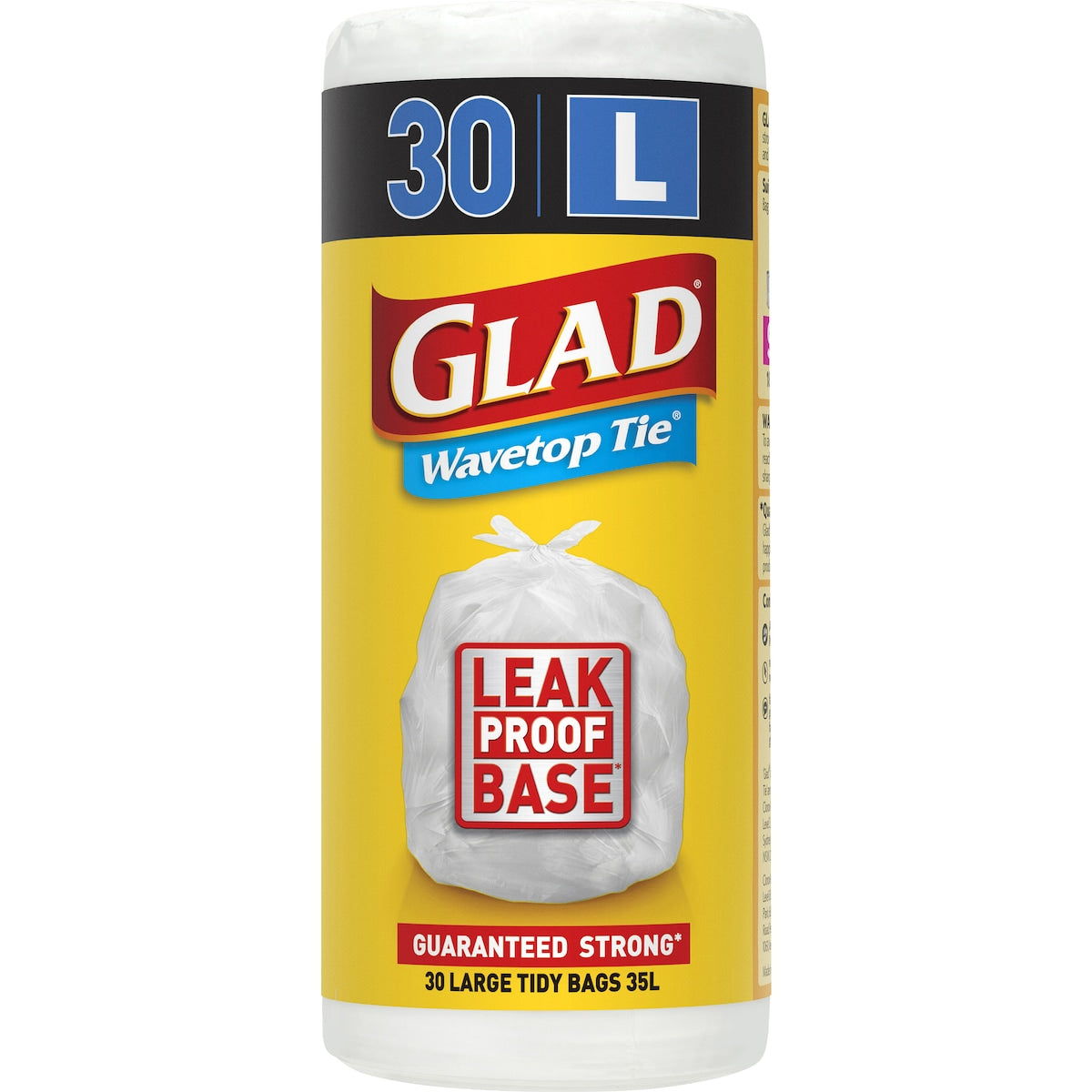 Glad Kitchen Tidy Bag Wavetop Large 30 pack