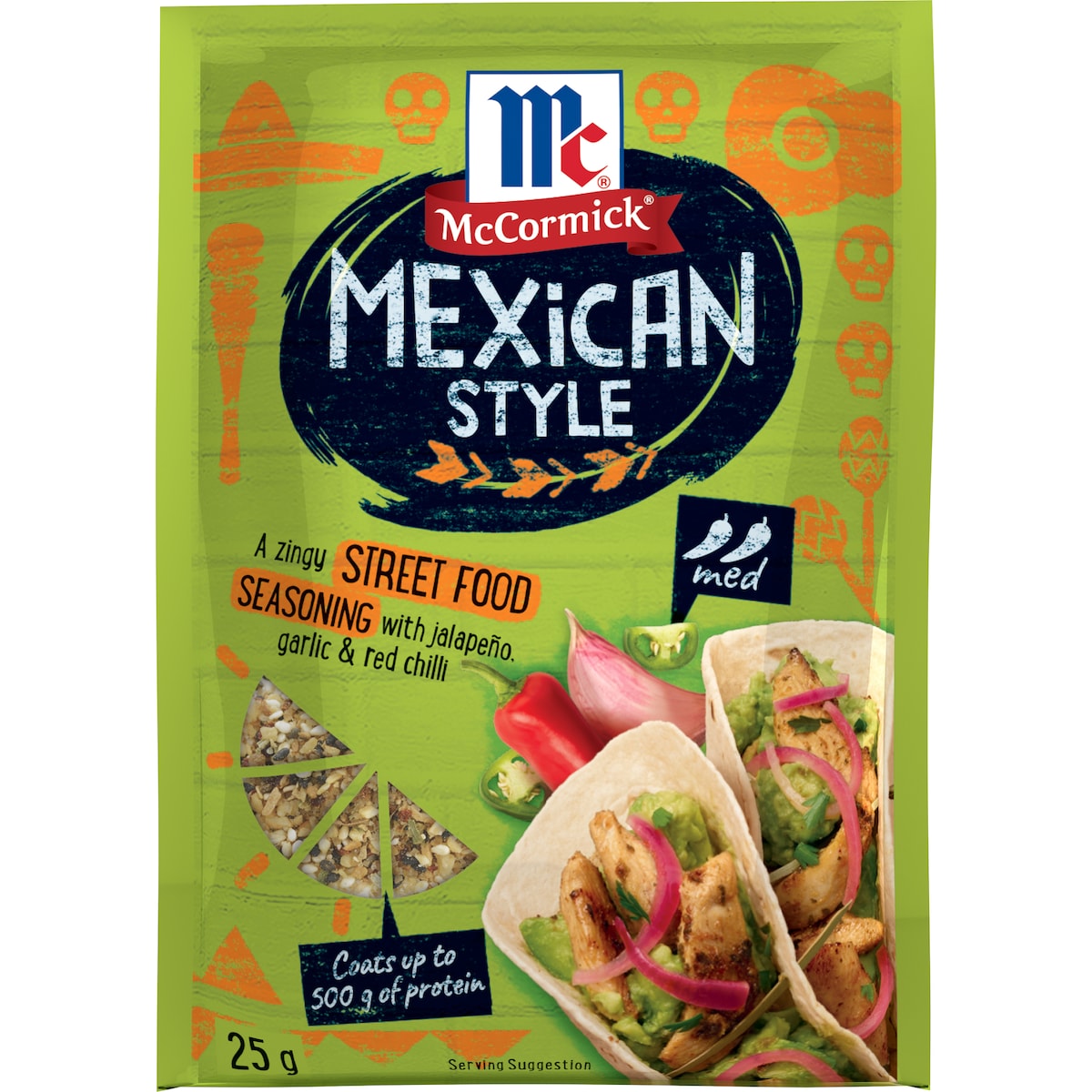Mccormick Mexican Style Street Food Seasoning 25g