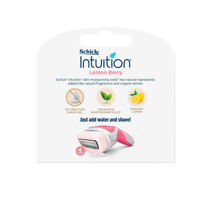 Schick Intuition Lemon Berry Refill Blades - 6 pack