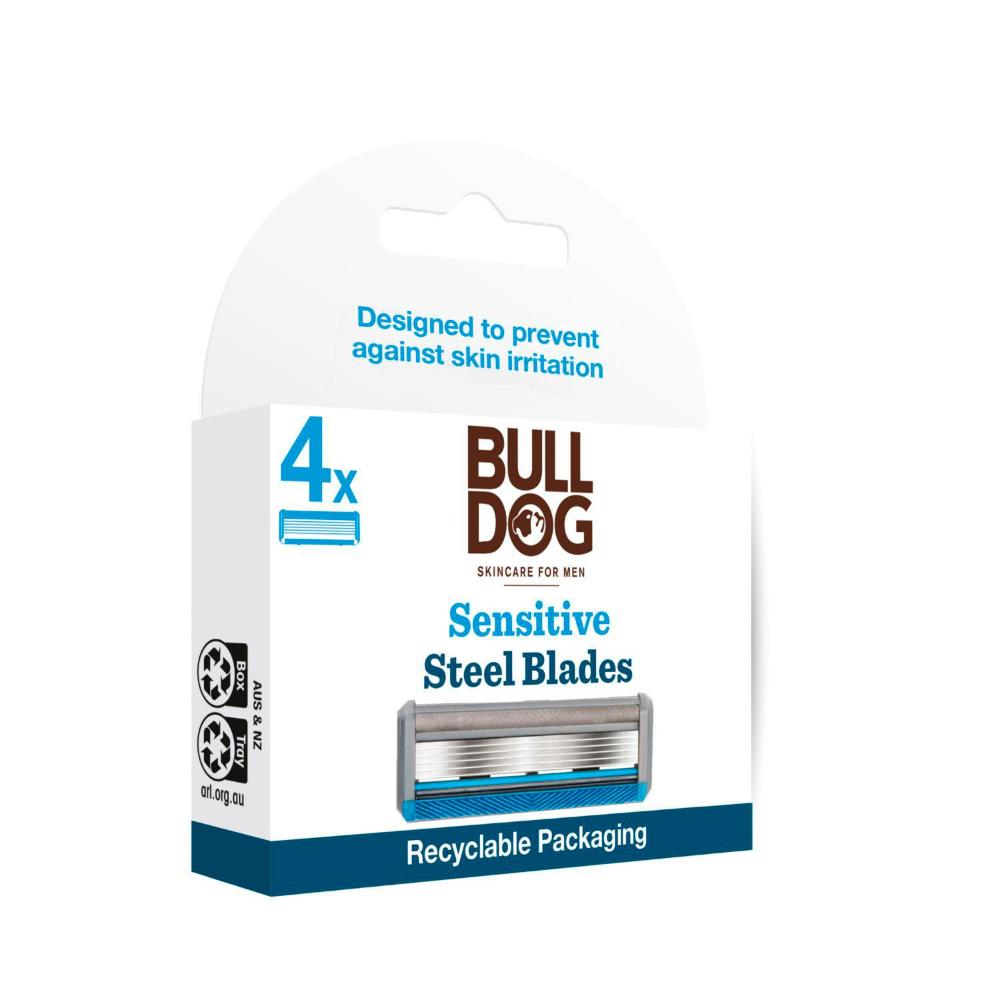 Bulldog Razor Blade Refills Sensitive - 4 pack