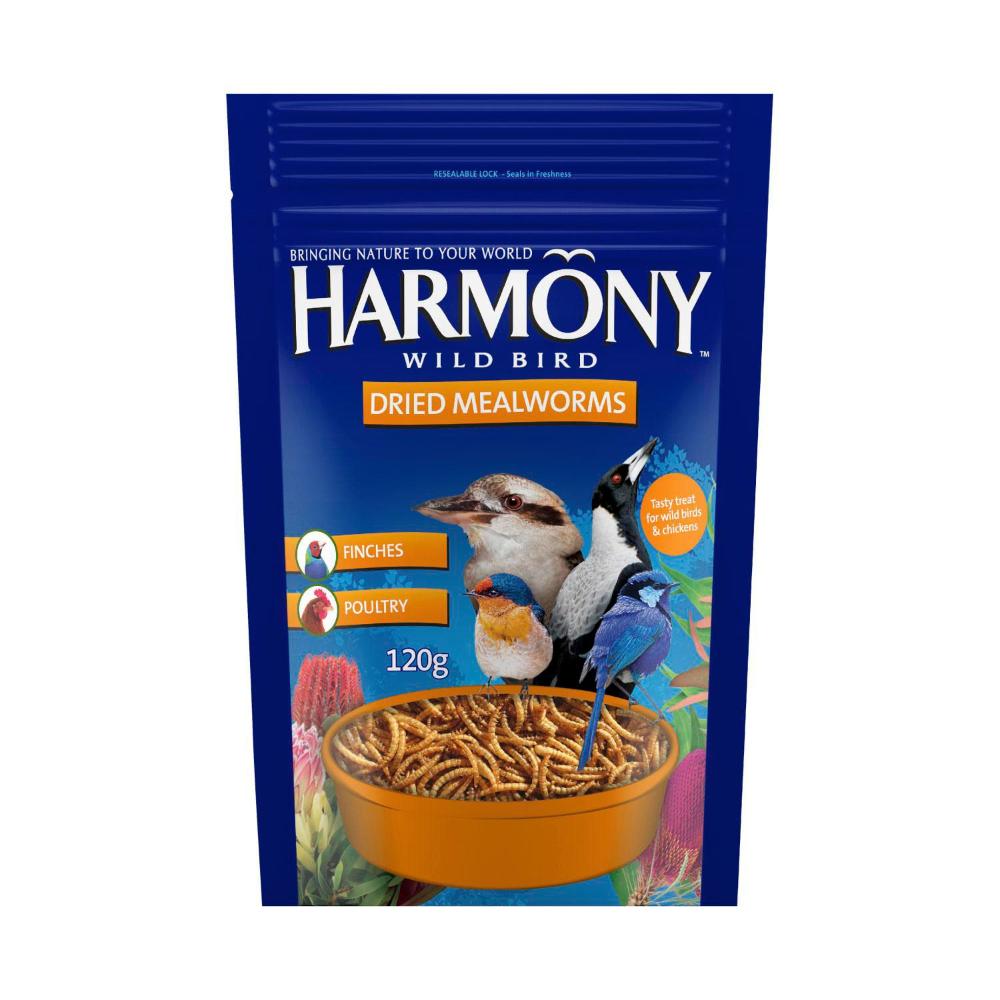 Harmony Dried Mealworms - 120g