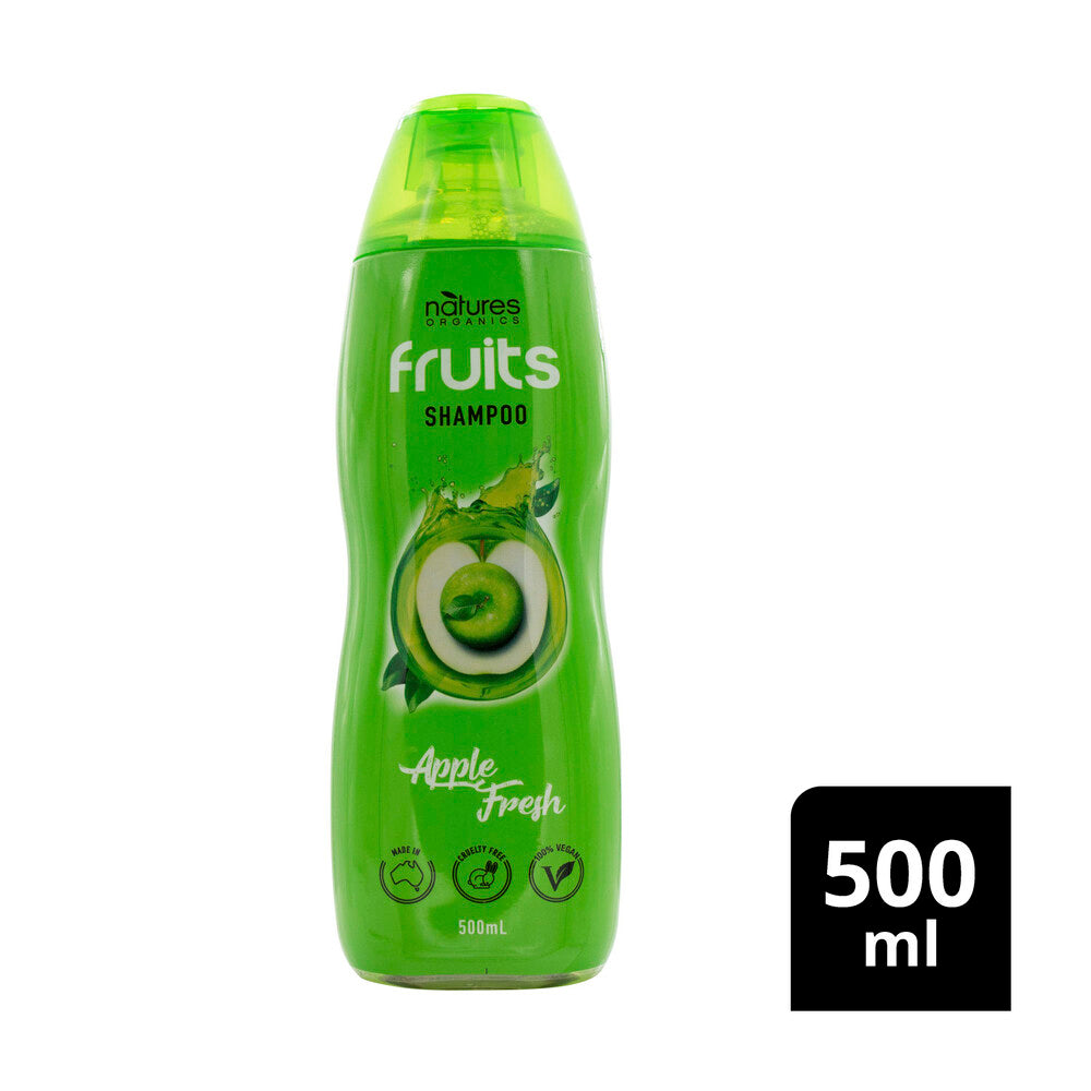 Nature's Organics Fruits Apple Fresh Shampoo - 500mL