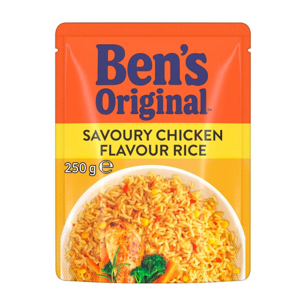 Ben's Original Savoury Chicken Flavour Rice Pouch - 250g