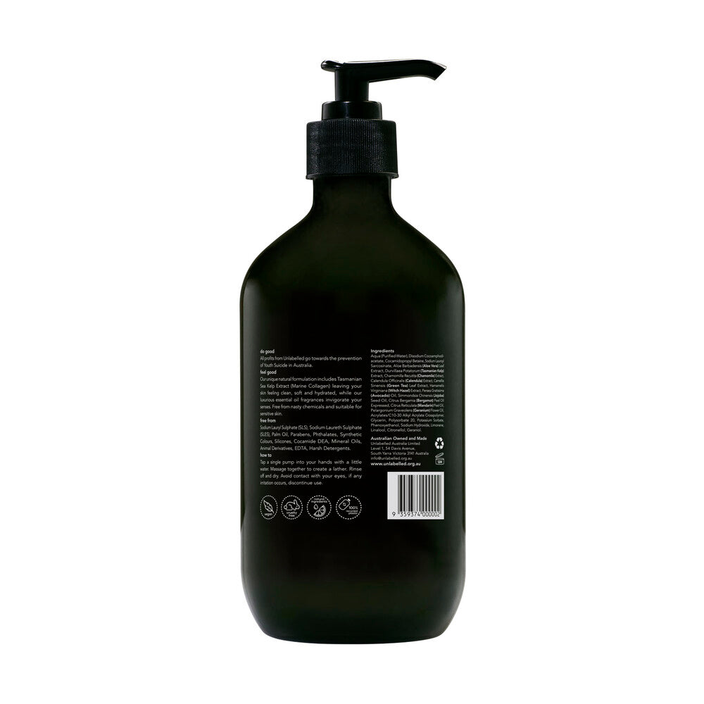 Unlabelled Hand Wash Geranium Mandarin & Bergamot - 500mL