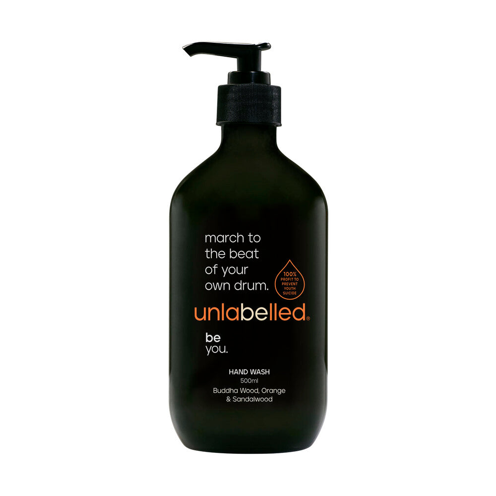 Unlabelled Hand Wash Buddha Wood- Orange & Sandalwood - 500mL