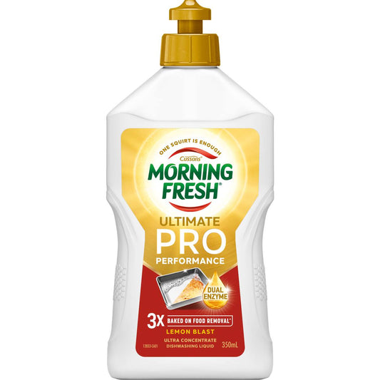 Morning Fresh Ultimate Lemon Dishwashing Liquid Washing Up Dish Wash 350ml