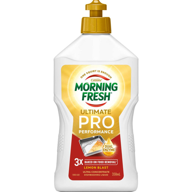Morning Fresh Ultimate Lemon Dishwashing Liquid Washing Up Dish Wash 350ml