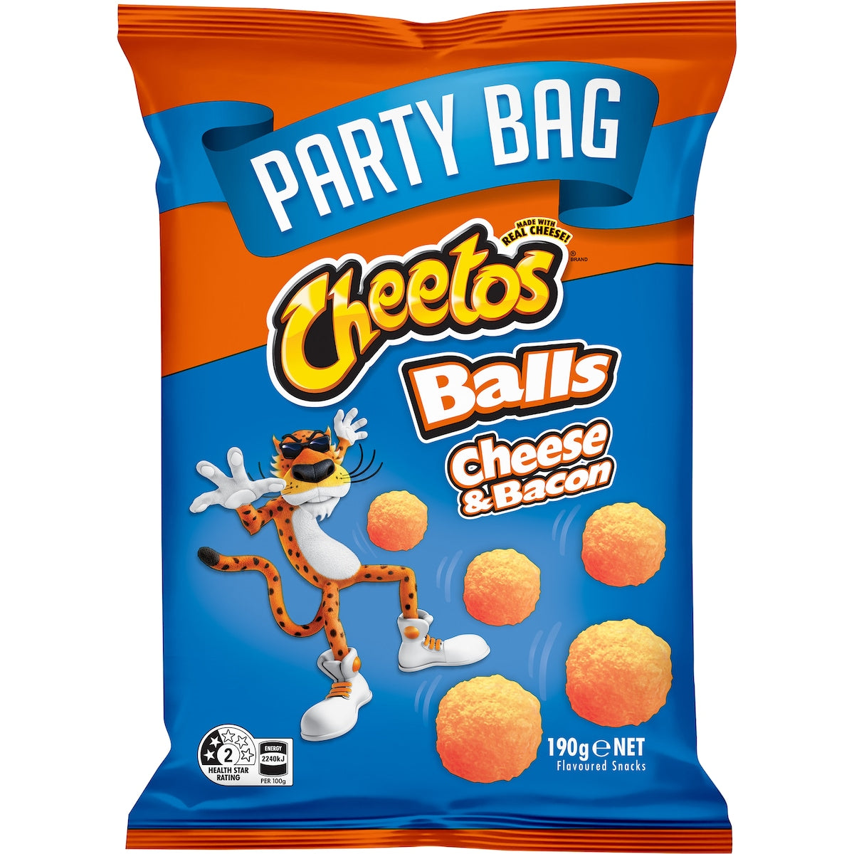 Cheetos Balls Cheese & Bacon Party Bag 190g