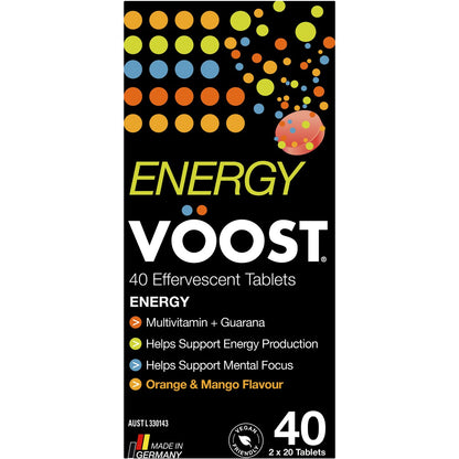 Voost Effervescent Energy Tablets 40 Pack