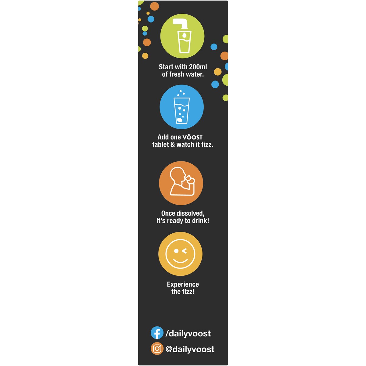 Voost Effervescent Energy Tablets 40 Pack