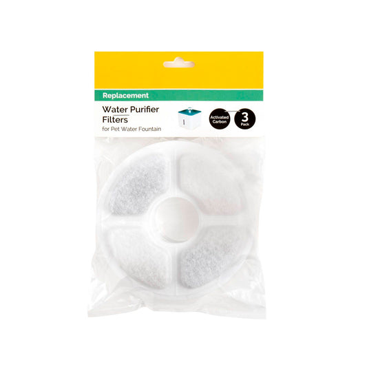 Pet Zone Replacement Filters - 3L Fountain - 3 Pack