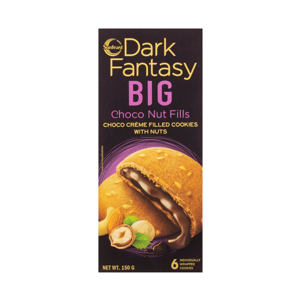 Dark Fantasy Big Choco Nut Fills - 150g
