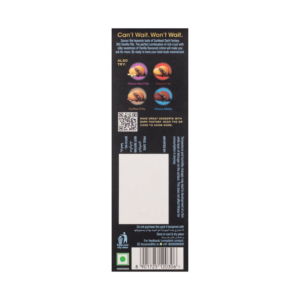 Dark Fantasy Big Vanilla Fills - 150g