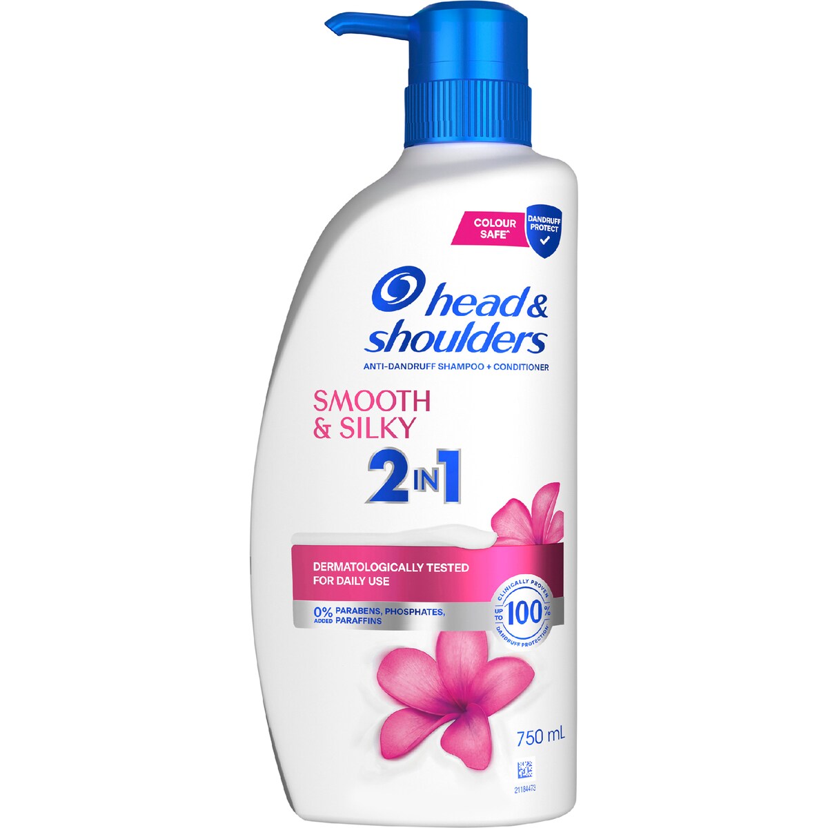 Head & Shoulders 2-in-1 Shampoo & Conditioner Smooth & Silky 750mL