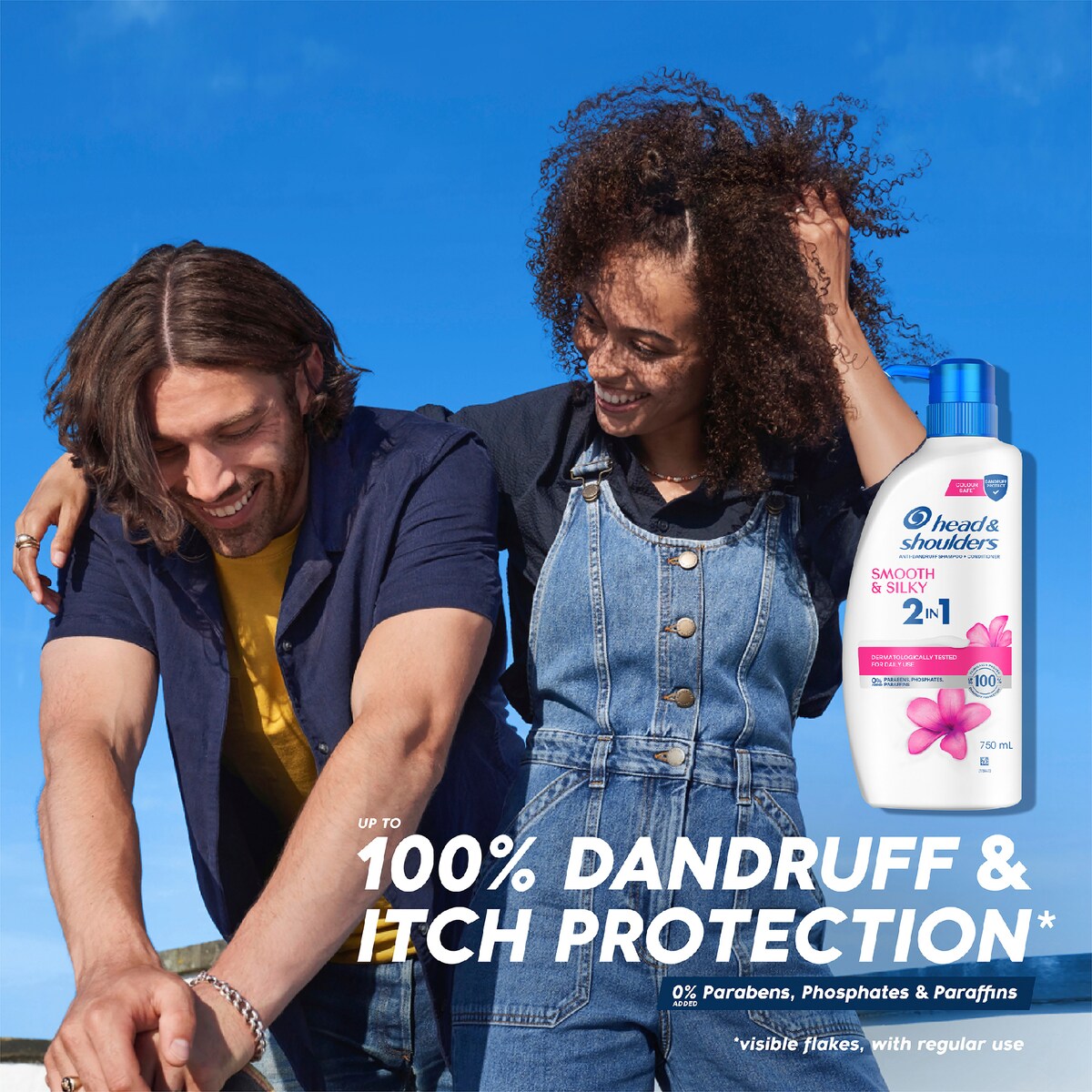 Head & Shoulders 2-in-1 Shampoo & Conditioner Smooth & Silky 750mL